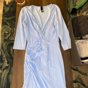 Bobi Light Blue midi dress!